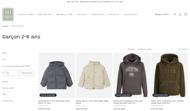 Mino by CSM Boutique en ligne