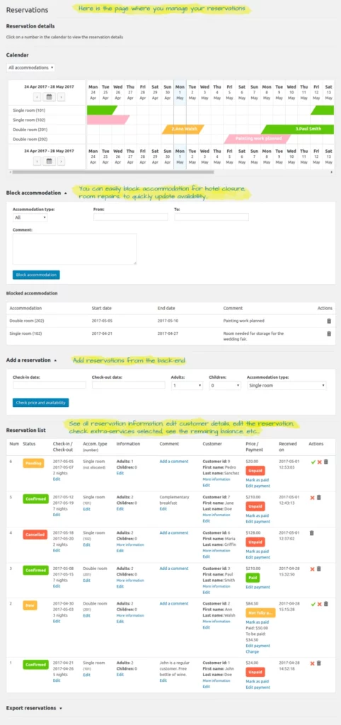 Hbook Extension WordPress