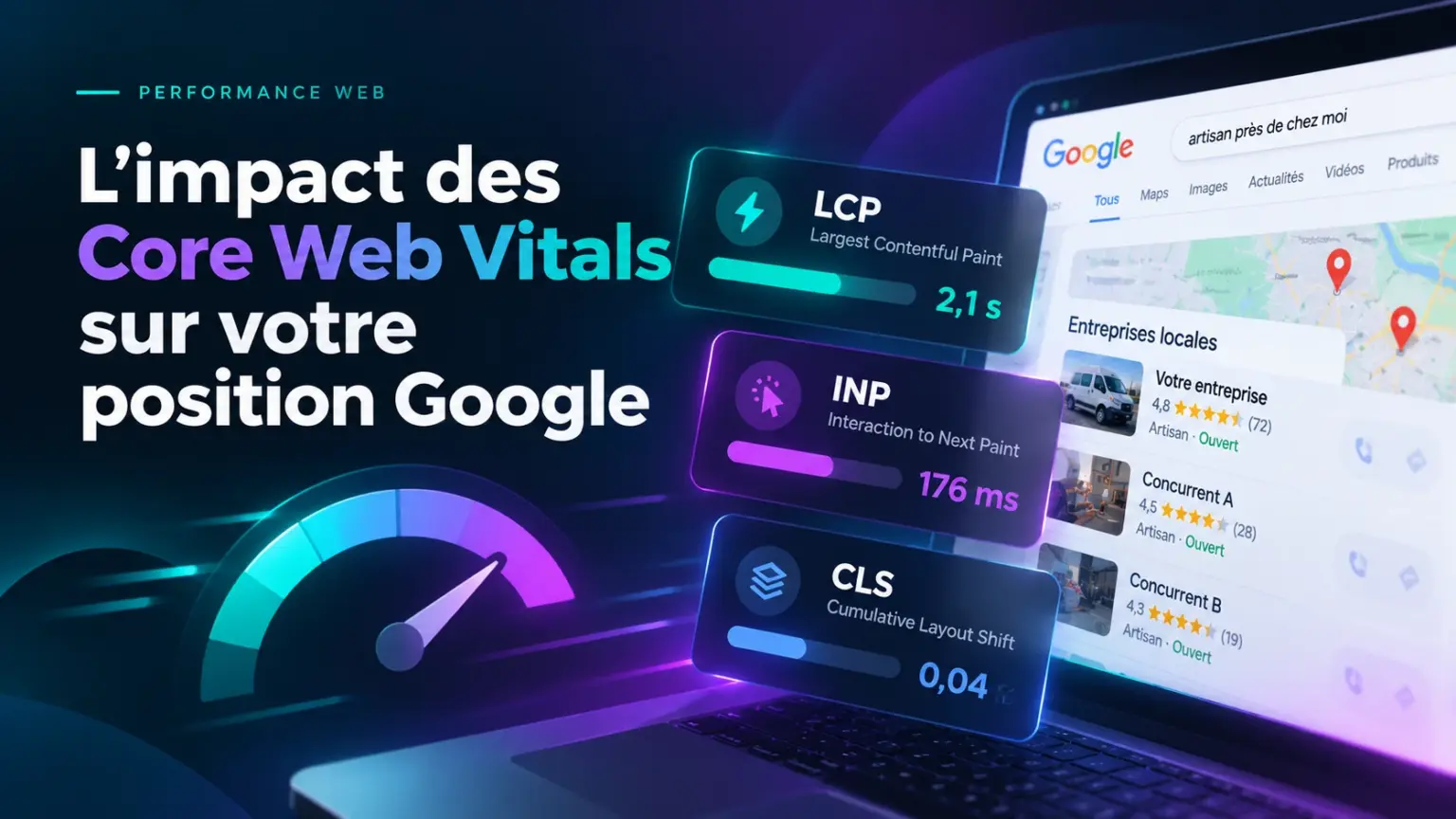 L'impact des Core Web Vitals sur votre position Google