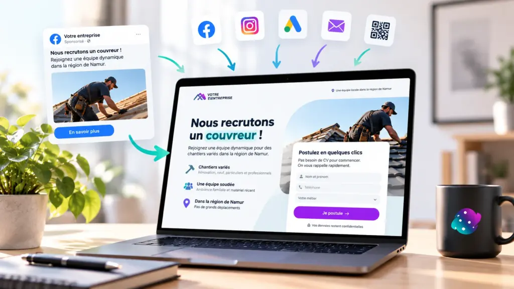 Landing page - campagne site web sans refonte